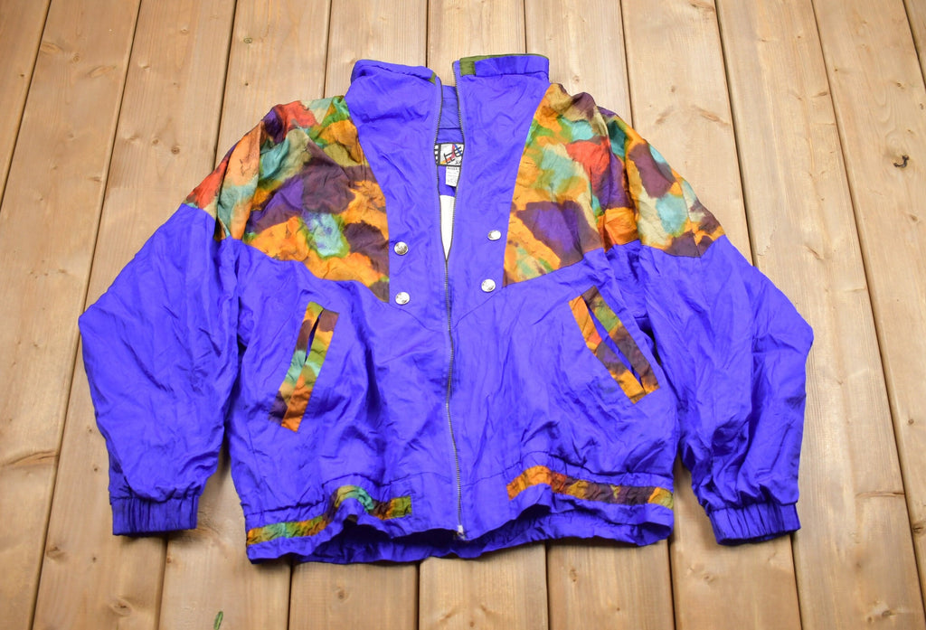 Vintage 1980s Abstract Windbreaker
