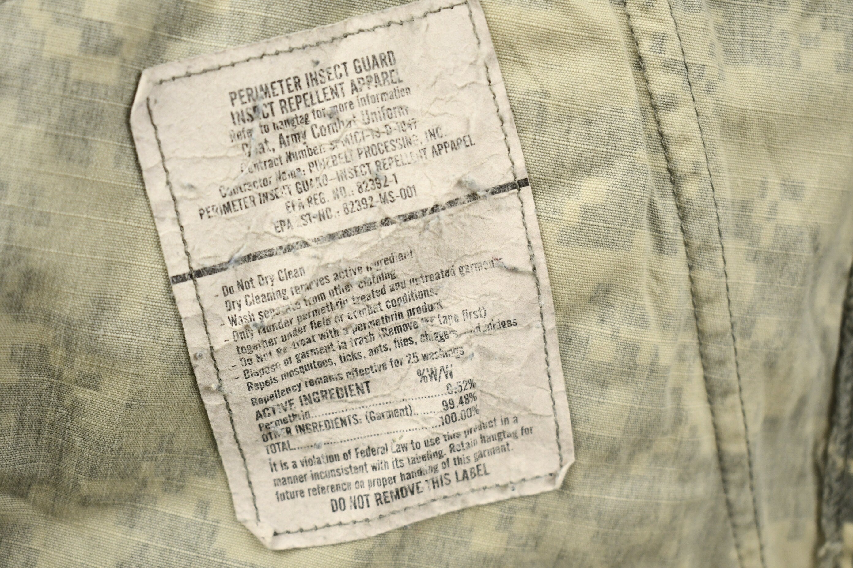 Vintage Military Army Combat Uniform Coat