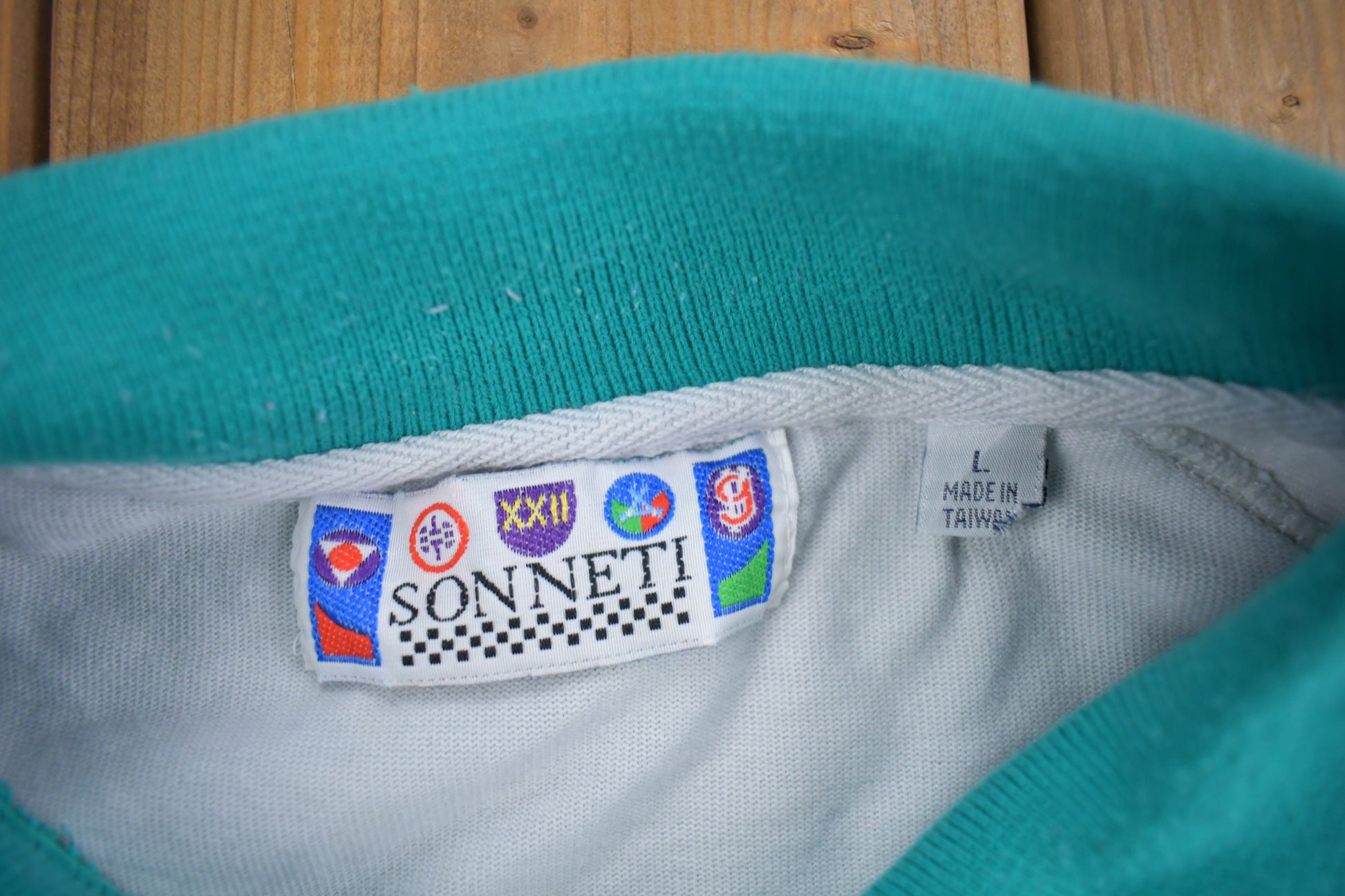Vintage 1987 DB London Solo Plane Patchwork Sweatshirt