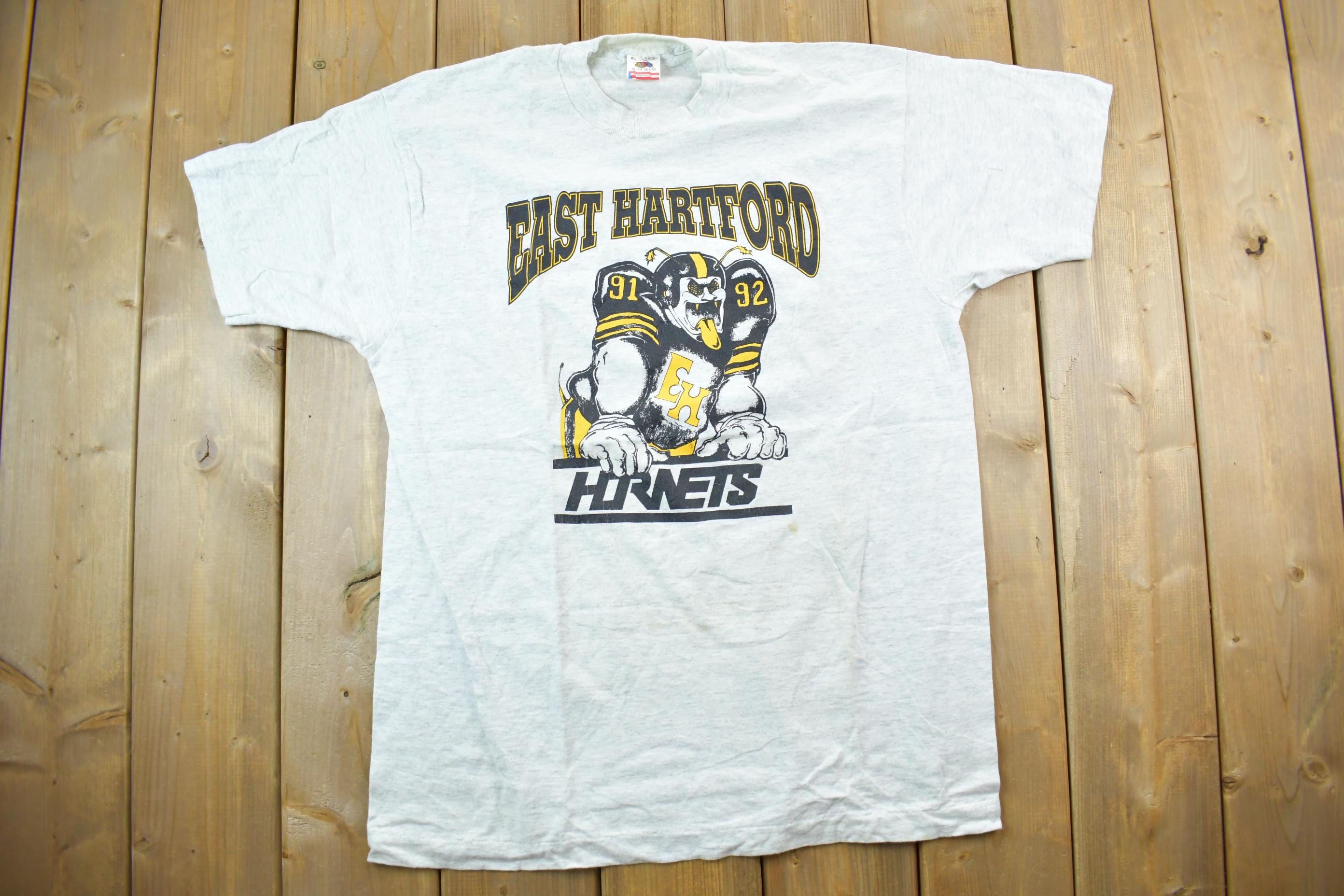 Vintage 1990s East Hartford Hornets University Collegiate T-Shirt