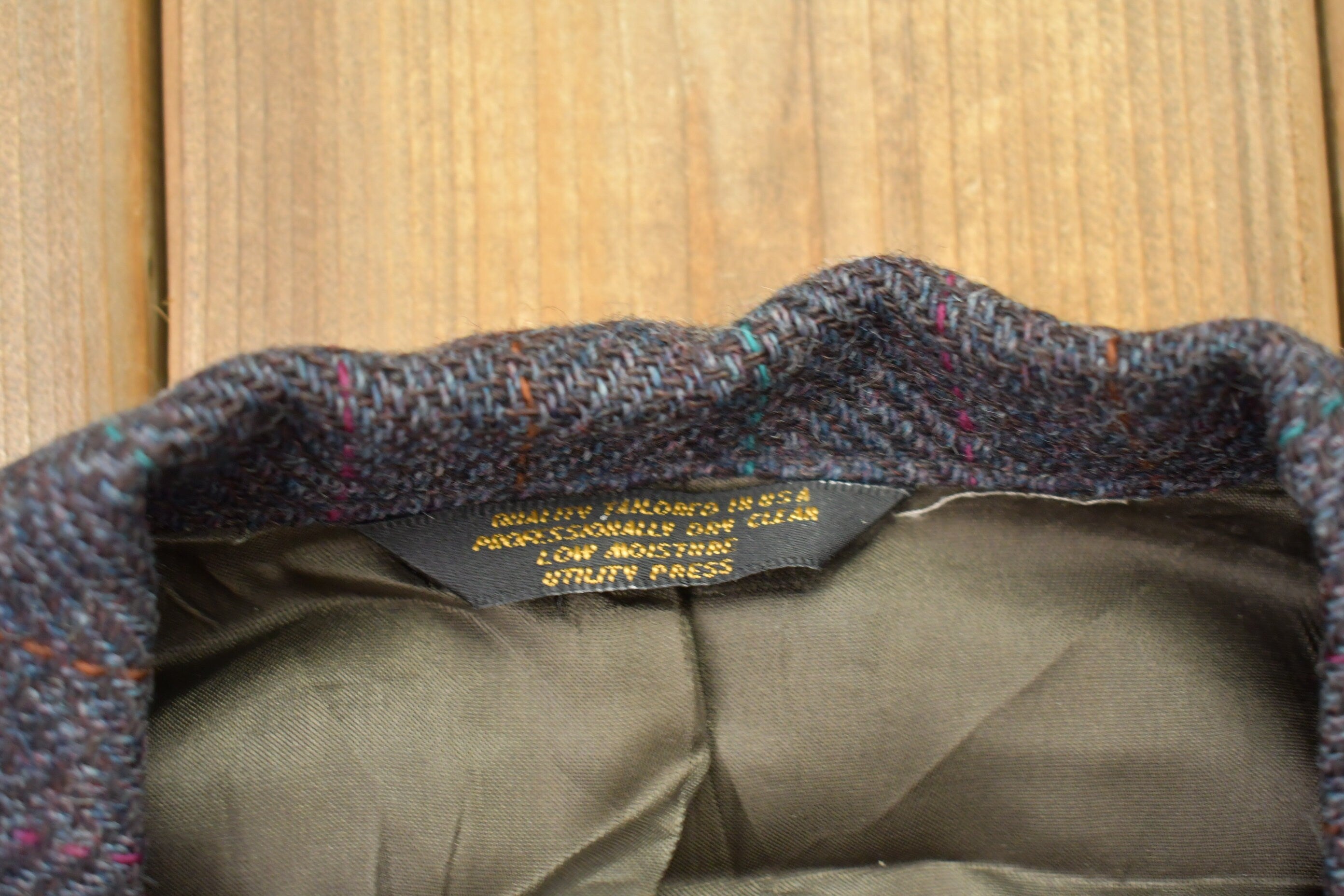 Vintage 1990s Wool Blazer Jacket