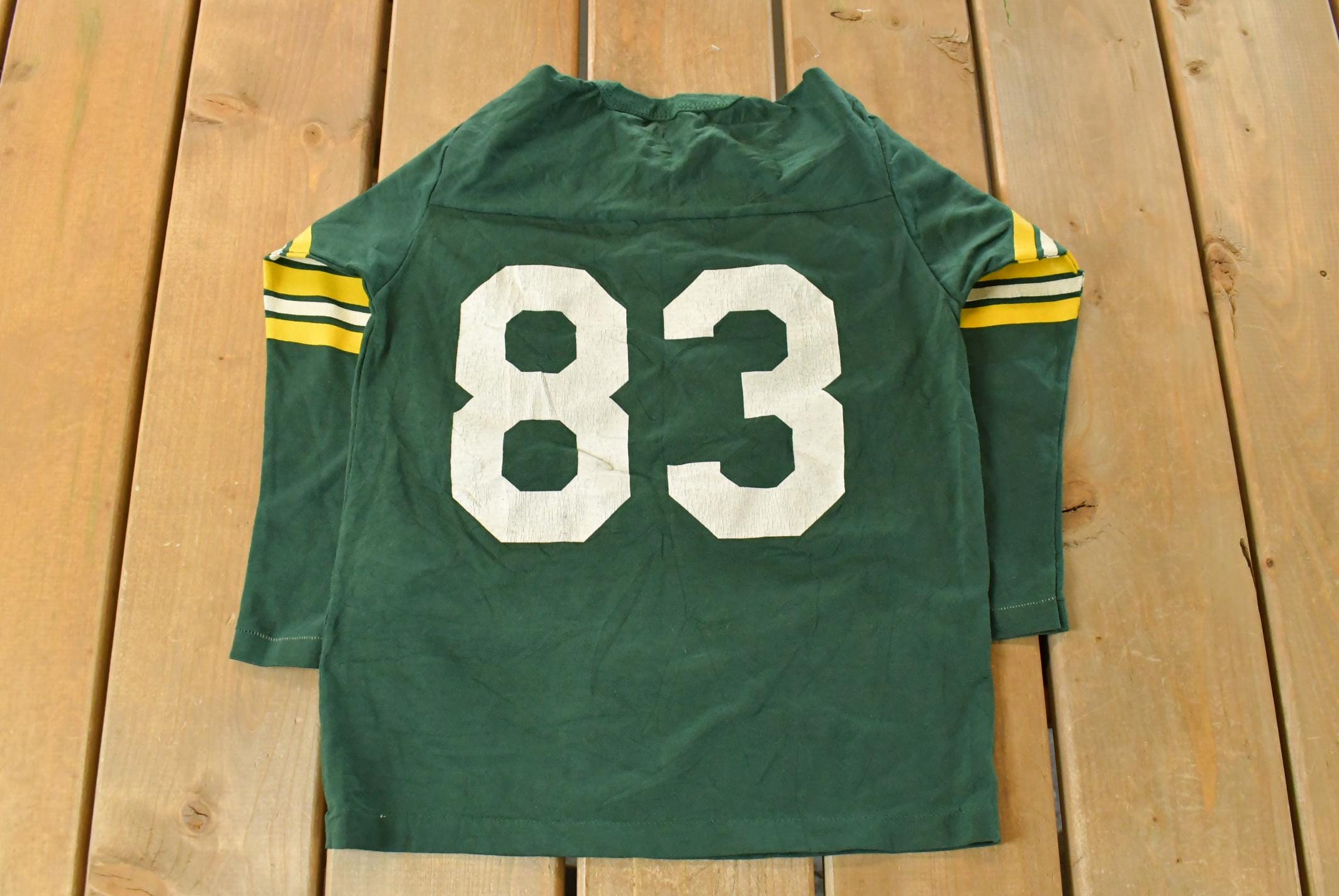 Vintage 1980s Green Bay Packers Rawlings NFL Jersey T-Shirt Youth Large