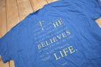 Vintage 2000 Jesus Christ Graphic T Shirt