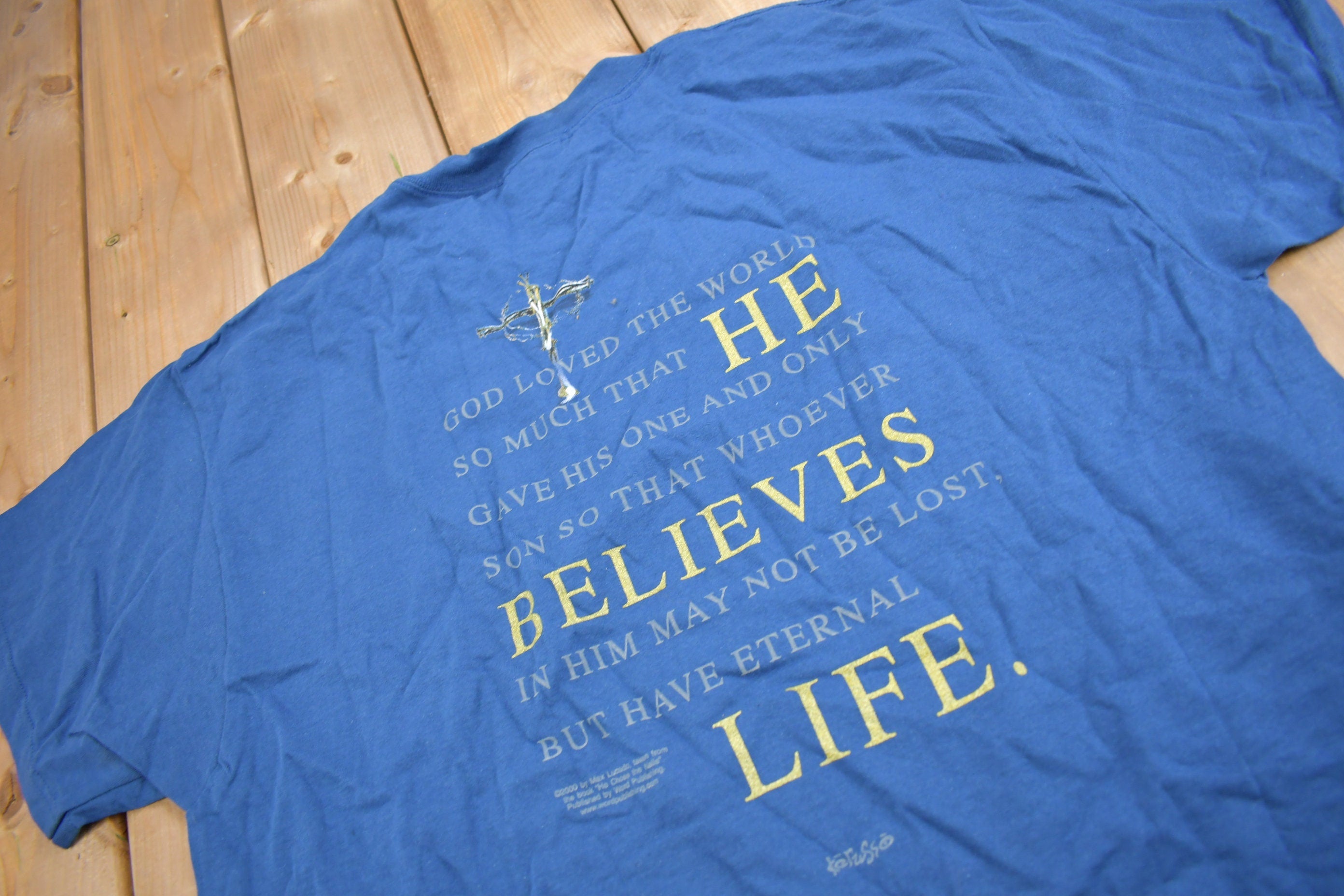 Vintage 2000 Jesus Christ Graphic T Shirt