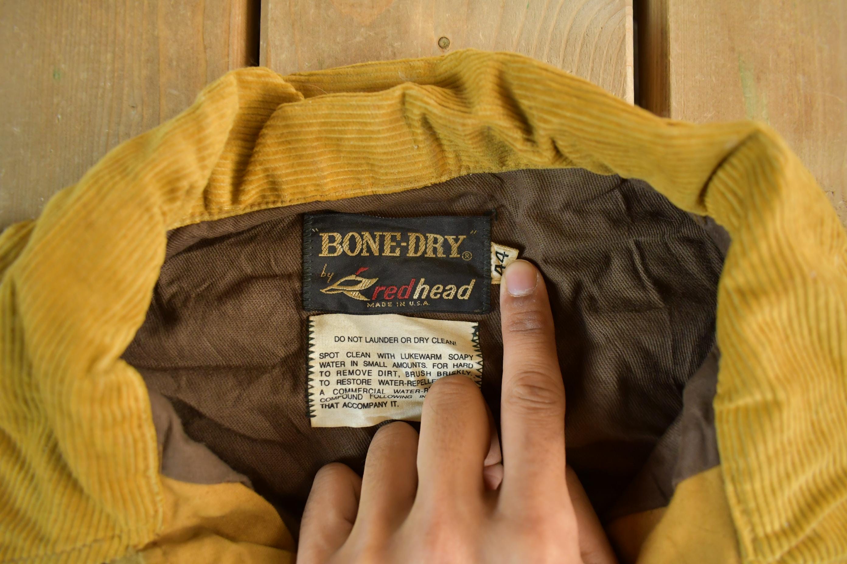 Vintage 1960s 1970s Red Head Hunting Jacket Men's Large