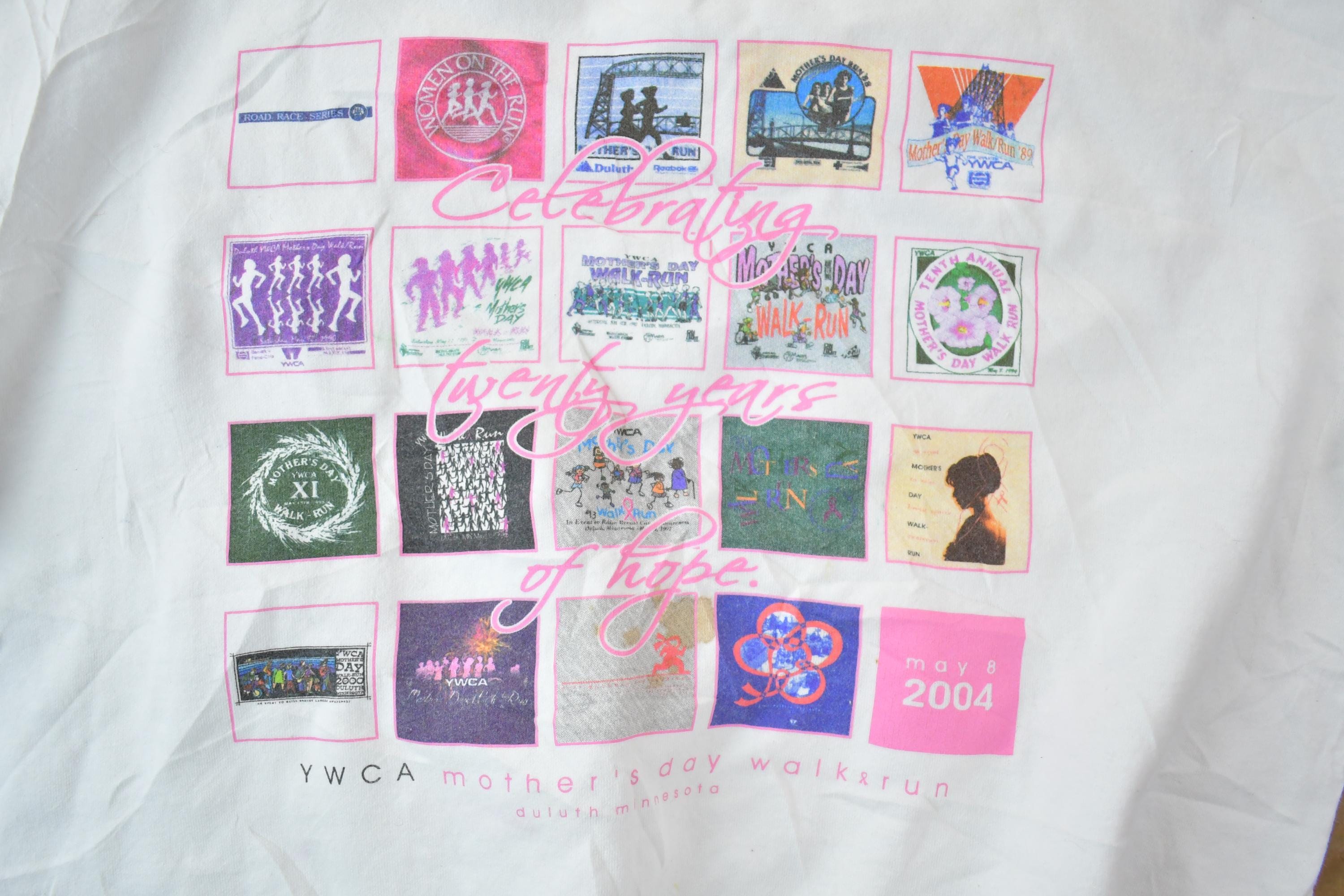 Vintage 2004 YMCA Mother's Day Walk Crewneck Sweatshirt