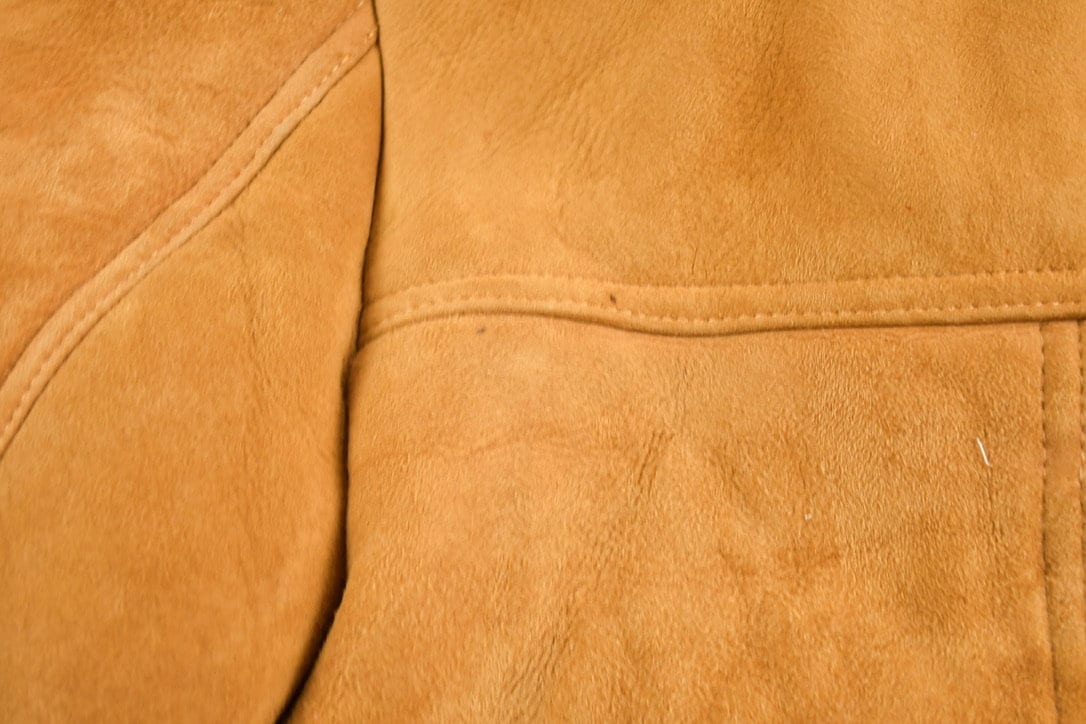 Vintage 1980s Sears The Leather Shearling Jacket