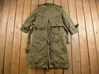 Vintage 1980s Charles Klein Full Length Trench Coat