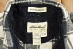 Vintage 1990s Eddie Bauer Plaid McKinley Flannel Button Up Shirt  90s Button Up  Vintage Flannel  Plaid Shirt  100% Cotton  Eddie Bauer