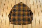 Vintage 1990s Land N Lakes Sherpa Lined Flannel Jacket Men's Large