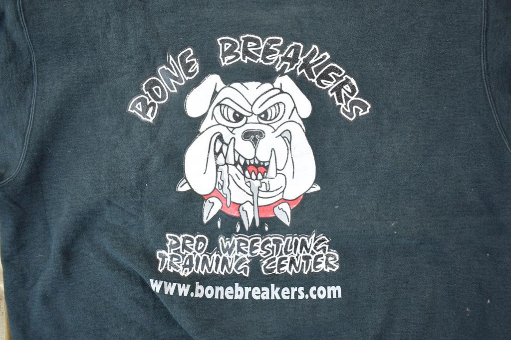 Vintage 1990s Bone Breakers Wrestling Super Heavy Cotton Crewneck Sweatshirt