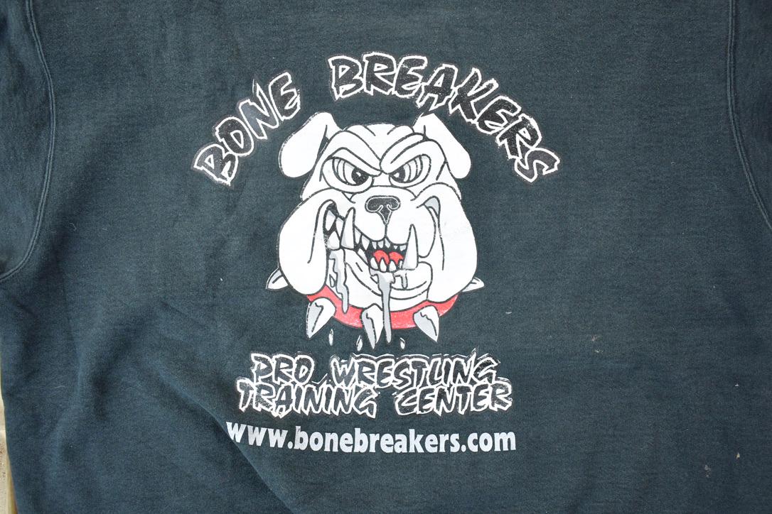 Vintage 1990s Bone Breakers Wrestling Super Heavy Cotton Crewneck Sweatshirt