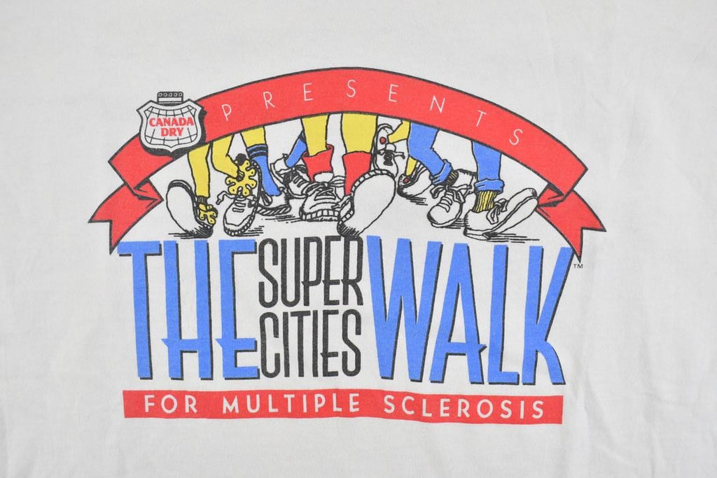 Vintage 1990s Super Cities MS Walk Souvenir T-Shirt