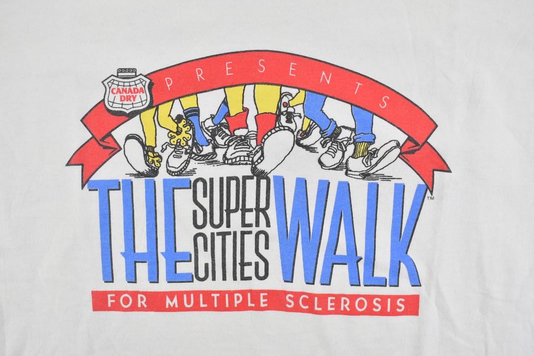 Vintage 1990s Super Cities MS Walk Souvenir T-Shirt