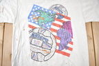 Vintage 1990s Mitre Soccer Distressed Souvenir T Shirt Made In USA Size XL