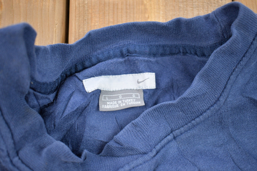 Vintage 1990s Nike Mini Swoosh Embroidered Crewneck Sweatshirt