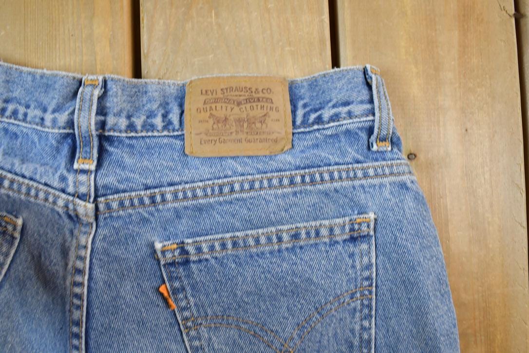 Vintage 1990s Levi Strauss Orange Tab Denim Jeans Size