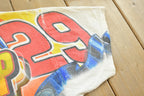 Vintage 1990s Kevin Harvick Looney Tunes All Over Print All Tuned Up NASCAR Racing T-Shirt Mens L / Racing Tee / 90s Nascar / Single Stitch