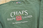 Vintage 1990s Chaps Ralph Lauren Distressed Crewneck Sweatshirt Men's XL