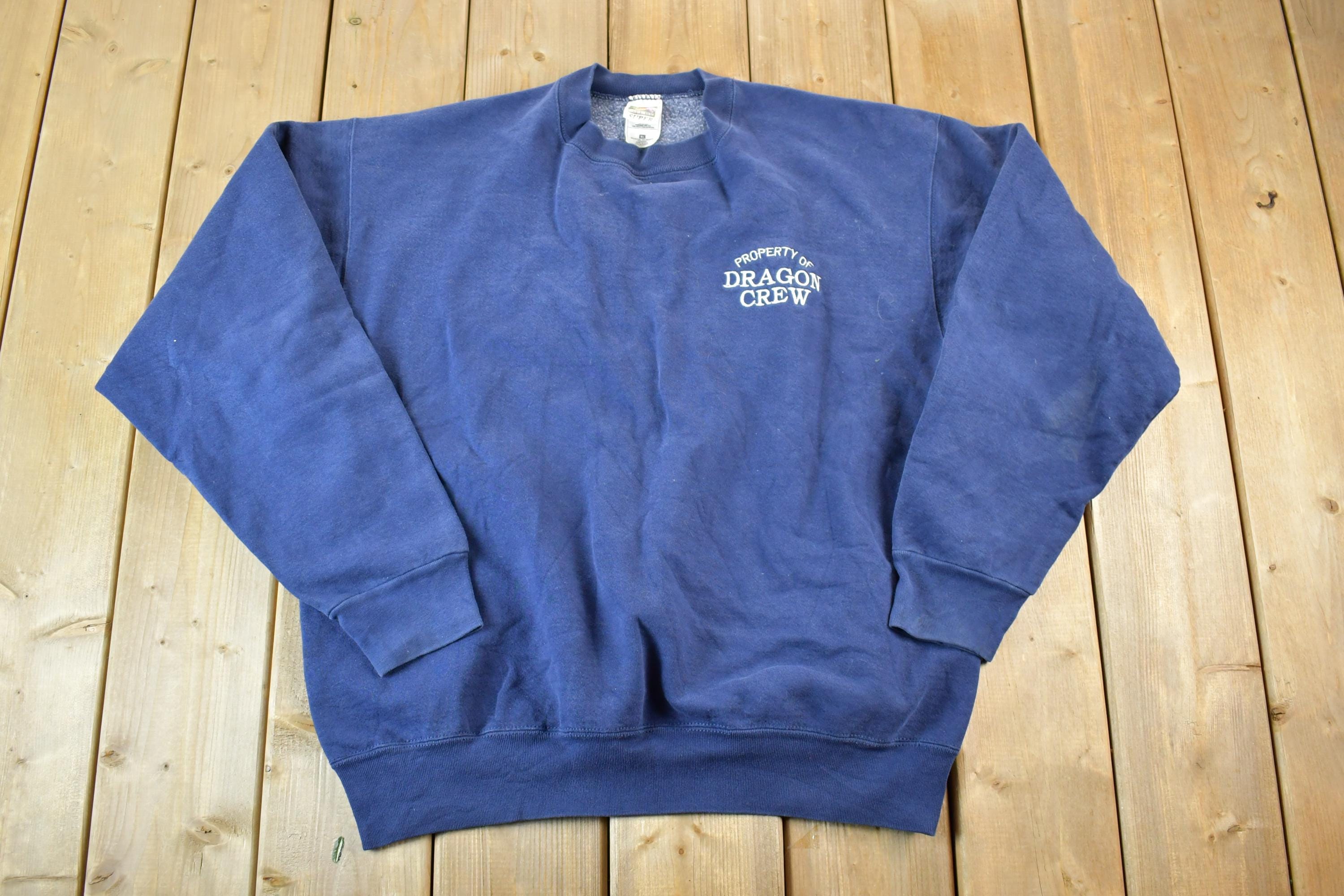 Vintage 1990s Dragon Crew Heavyweight Souvenir Crewneck Sweatshirt