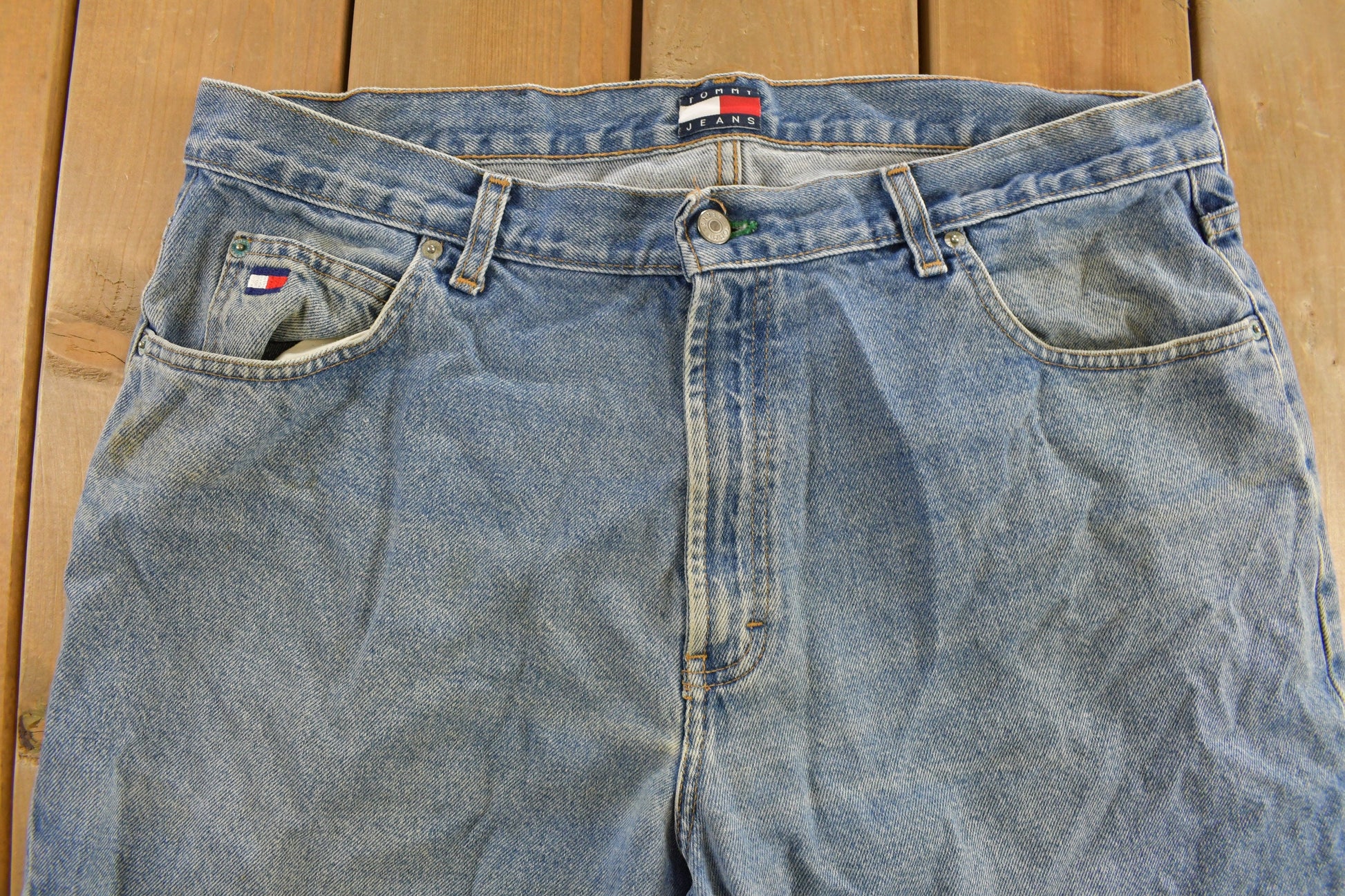 Vintage 1990s Tommy Hilfiger Denim Jeans Size 38 x 30