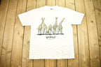 Vintage 1993 Rainforest Café Giraffe Graphic T-Shirt