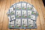 Vintage 1990s Blair Lighthouse Button Up Sweater