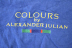 Vintage 1990s Colours By Alexander Julian Souvenir Crewneck Sweatshirt Made In USA