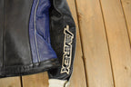 Vintage 1990s Avirex Racing Leather Varsity Jacket Women's S