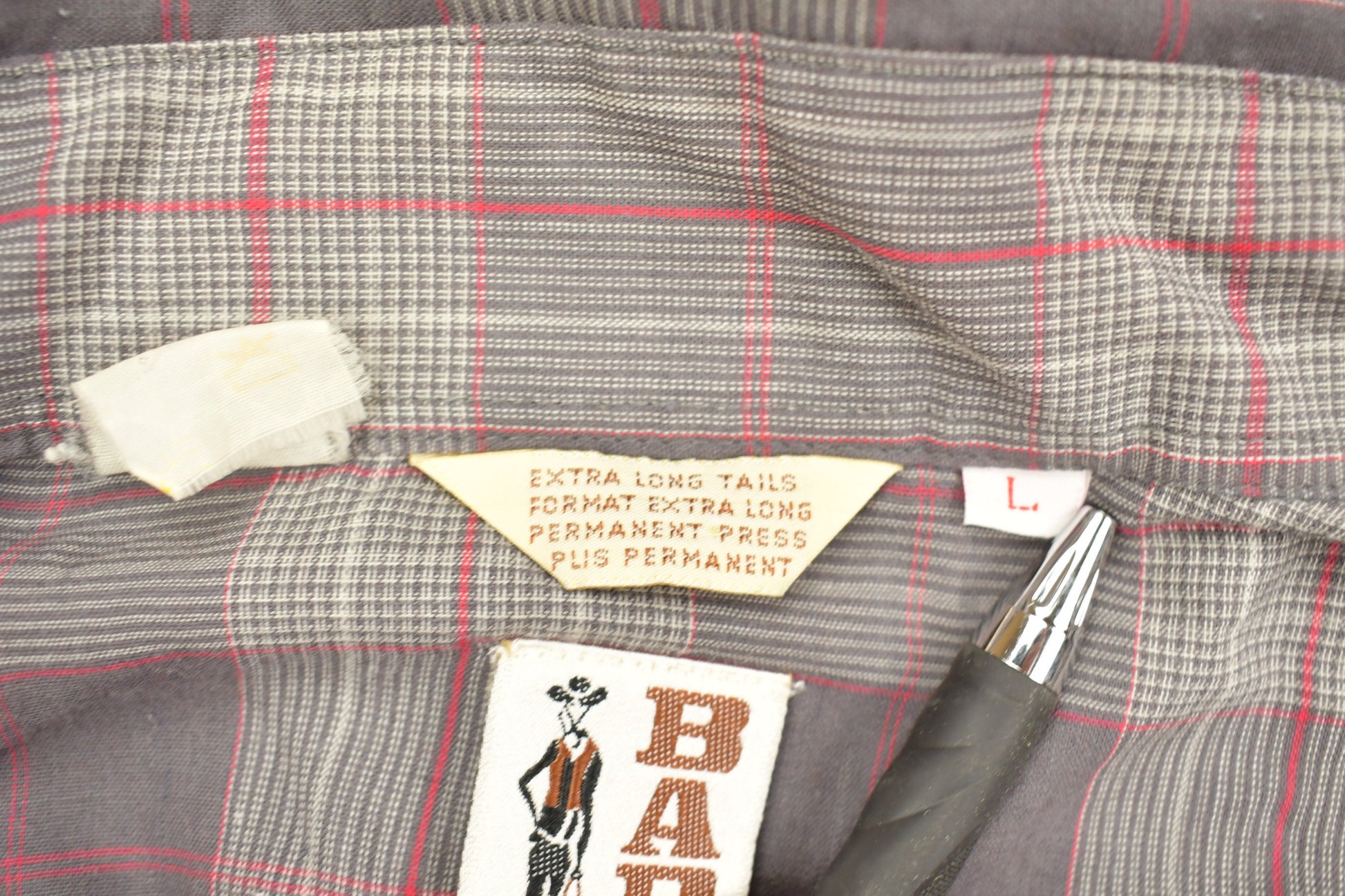 Vintage 1990s Bar B Western Wear Plaid Flannel Button Up Shirt / Rodeo Shirt / Cowboy Shirt / Made In USA / Denim / South Western / Long