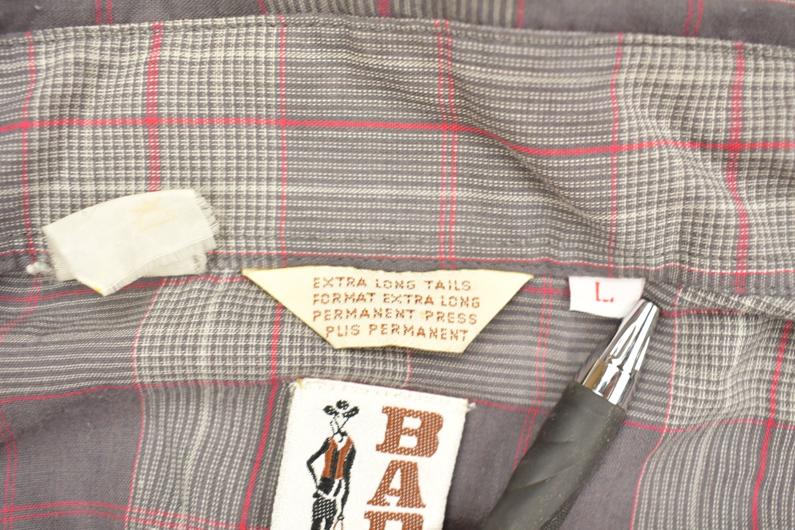 Vintage 1990s Bar B Western Wear Plaid Flannel Button Up Shirt