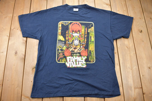 Vintage 2001 Family Values Tour Nu Metal Tour T Shirt / Music Promo Graphic Vintage T-Shirt / Band Print / Concert Tour / Metal Music