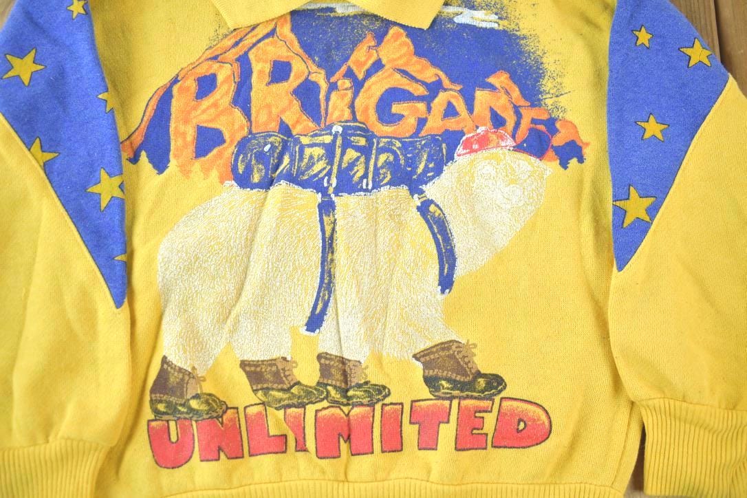 Vintage 1990s Kids Brigade Unlimited Graphic Crewneck Sweatshirt