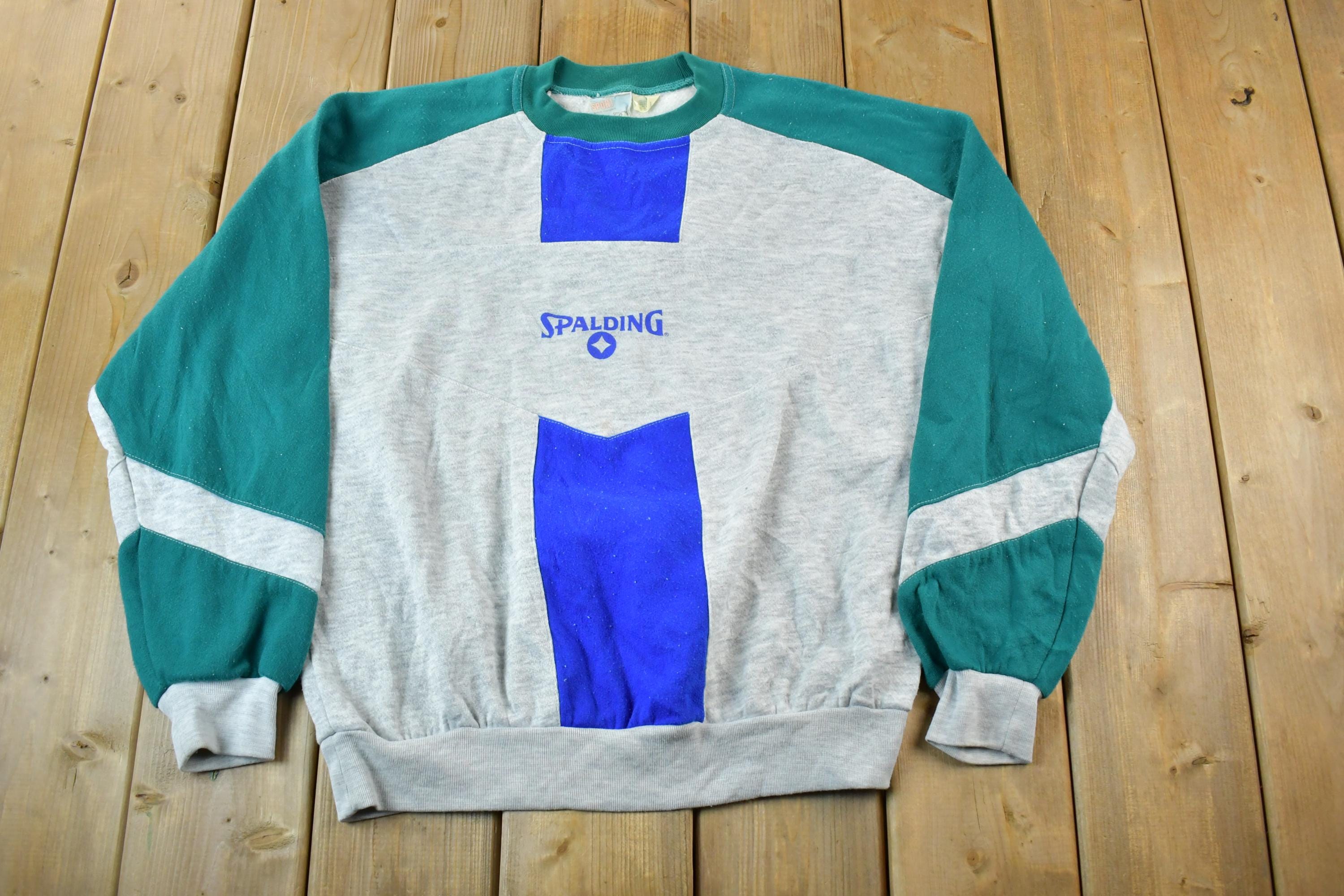 Vintage 1990s Spalding Activewear Crewneck Sweatshirt Men's Large