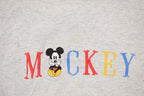 Vintage 1990s Mickey Mouse Embroidered Disney Crewneck Sweater Men's L