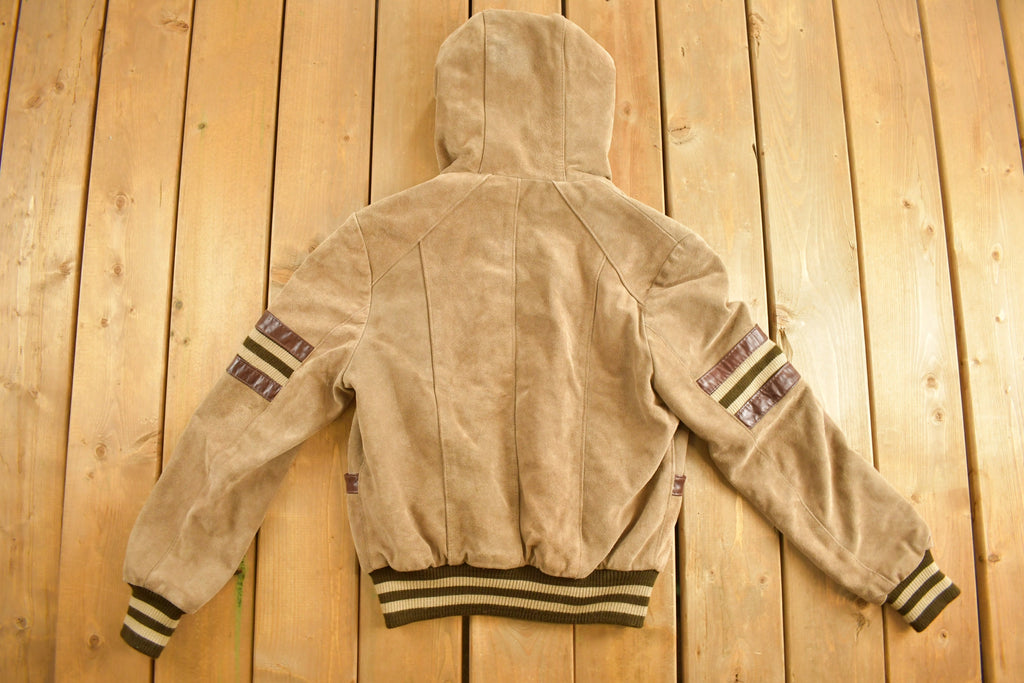 Vintage 1980s Jonathan Christopher Fur Lined Suede Jacket