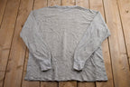 Vintage 1990s Blank Thermal Crewneck Sweatshirt