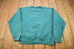 Vintage 1990s Champion Teal Crewneck Sweatshirt