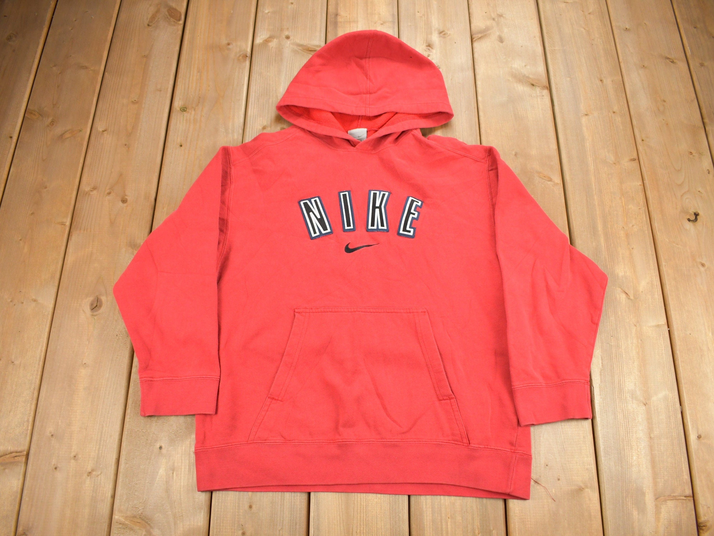 Vintage Y2K Nike Swoosh Embroidered Youth Size Hoodie