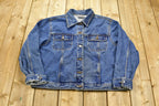 Vintage 1990s Bill Blass Jeans Denim Jean Jacket / Vintage Denim / Streetwear / Vintage Fall Outerwear / Fall Jacket / Medium Wash
