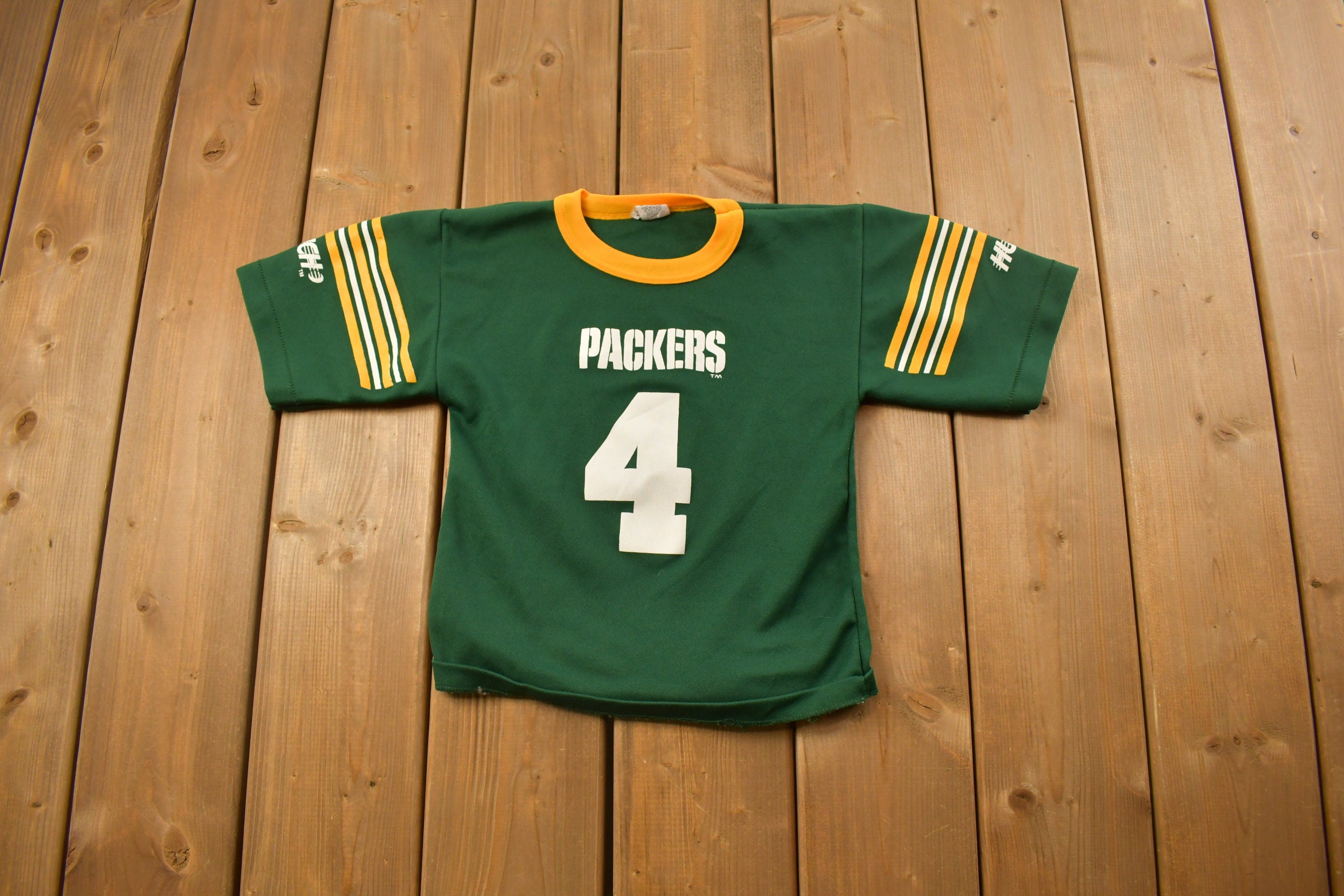 Vintage 1990s Kids Green Bay Packers NFL Graphic T-Shirt