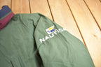 Vintage 1990s Nautica Puffer Jacket Size XL / Embroidered / Parka Jacket / Streetwear / Earth Tones