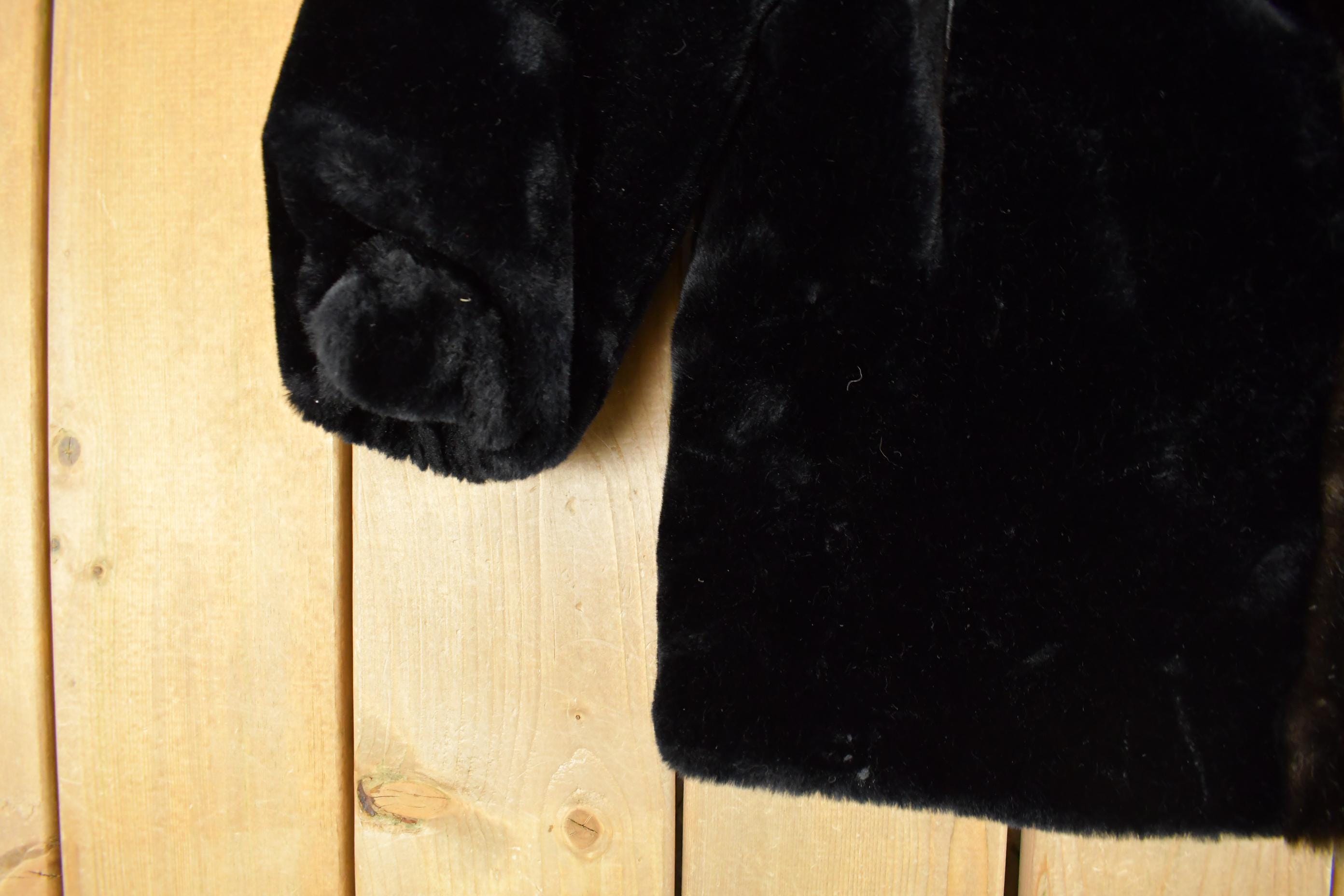 Vintage 1970s Sheered Beaver Fur Coat Women's Small