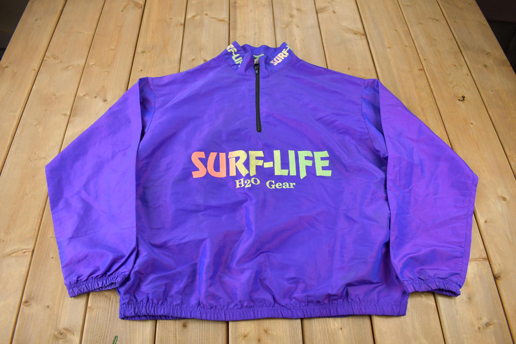 Vintage 1990s Surf Life H20 Gear Windbreaker Jacket