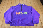 Vintage 1990s Surf Life H20 Gear Windbreaker Jacket