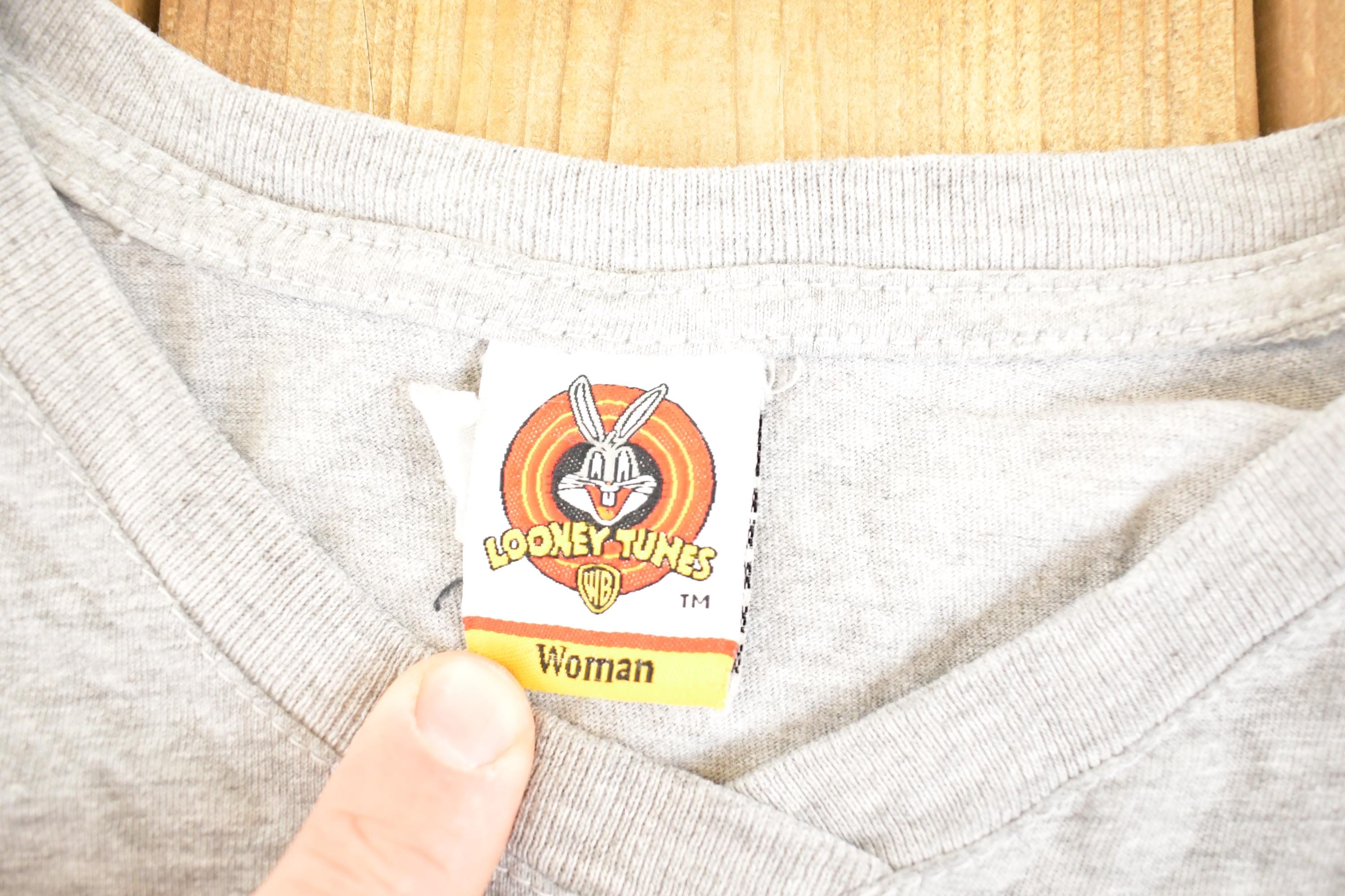 Vintage 1990s Looney Tunes Tweety Bird T Shirt Women's XL / Vintage Warner Brothers Shirt / Warner Bros Cartoon Shirt