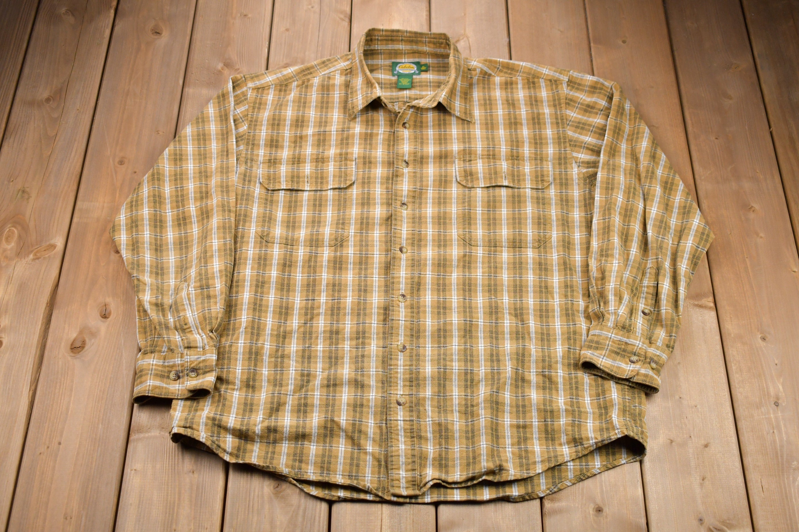 Vintage 1990s Cabela's Hunting Button Up Shirt