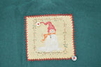 Vintage 1990s Let It Snow Triple Snowman Cute Crewneck Sweater