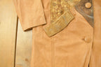 Vintage 1990s Maggie Lawrence Leather Trench Coat Women's Large
