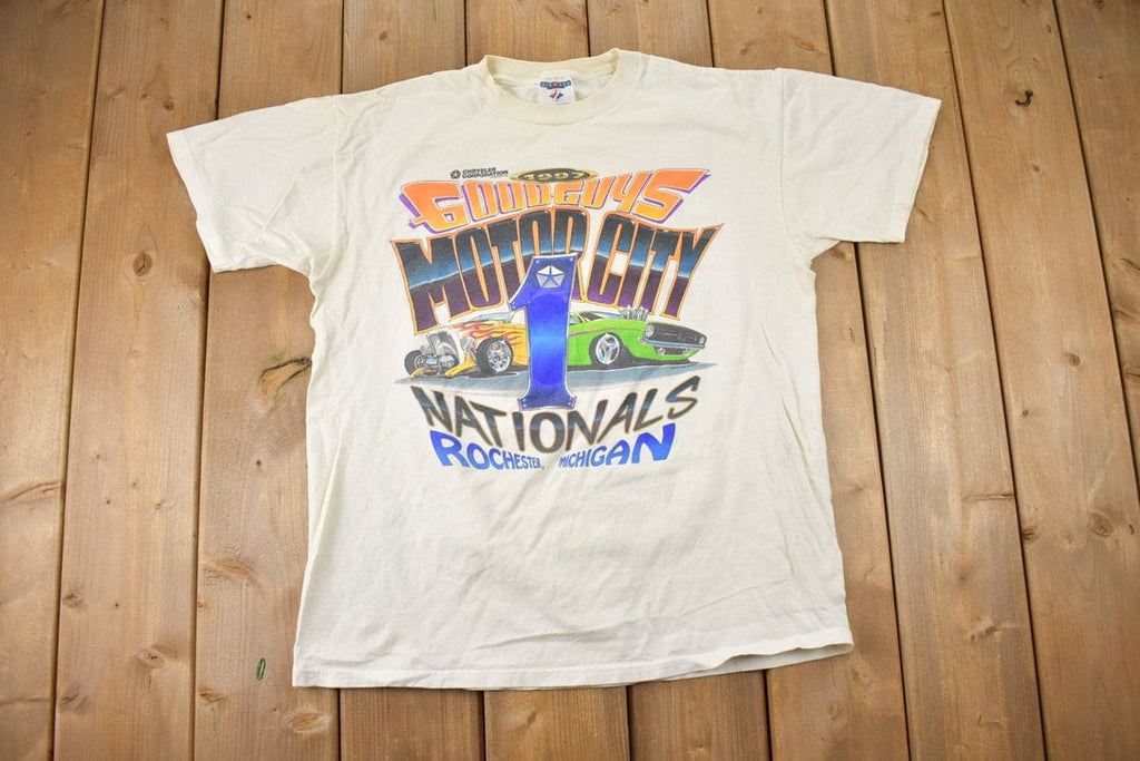 Vintage 1997 Good Guys Motor City Racing T-Shirt